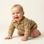Cotton Long Sleeved Jumpsuit